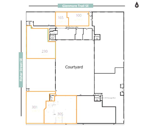 6940 Fisher Park Rd SE, Calgary, AB à louer - Plan de site – Image 2 sur 7