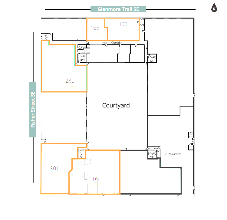6940 Fisher Park Rd SE, Calgary, AB à louer Plan de site– Image 1 sur 1