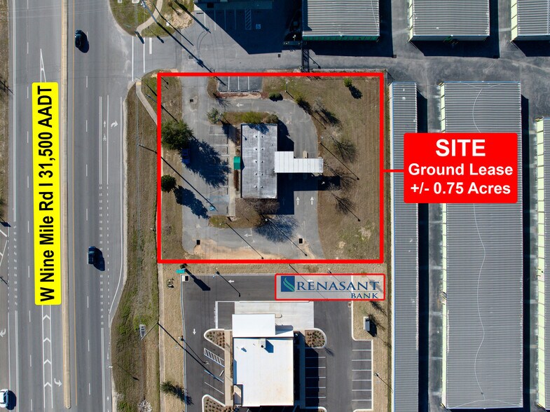 1554 W Nine Mile Rd, Pensacola, FL à louer - Aérien – Image 3 sur 11