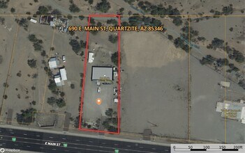 690 E Main St, Quartzsite, AZ - Vue aérienne vue de carte