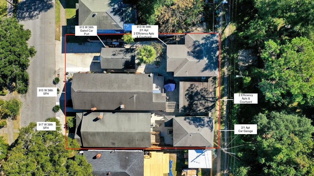 913-917 W 38th st, Savannah, GA à vendre Photo principale– Image 1 sur 11