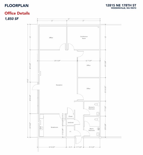 12815 NE 178th St, Woodinville, WA à louer - Plan d’étage – Image 3 sur 3