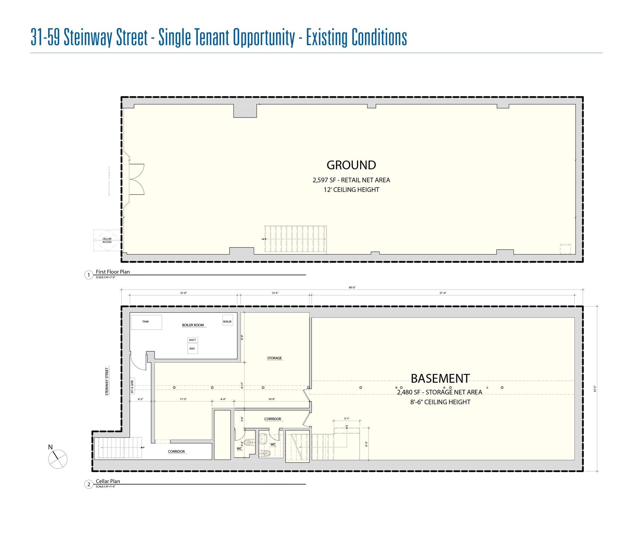 3159-3163 Steinway St, Astoria, NY à louer Plan d’étage– Image 1 sur 1
