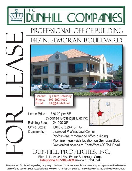 1417 N Semoran Blvd, Orlando, FL à louer - Photo de l’immeuble – Image 2 sur 11