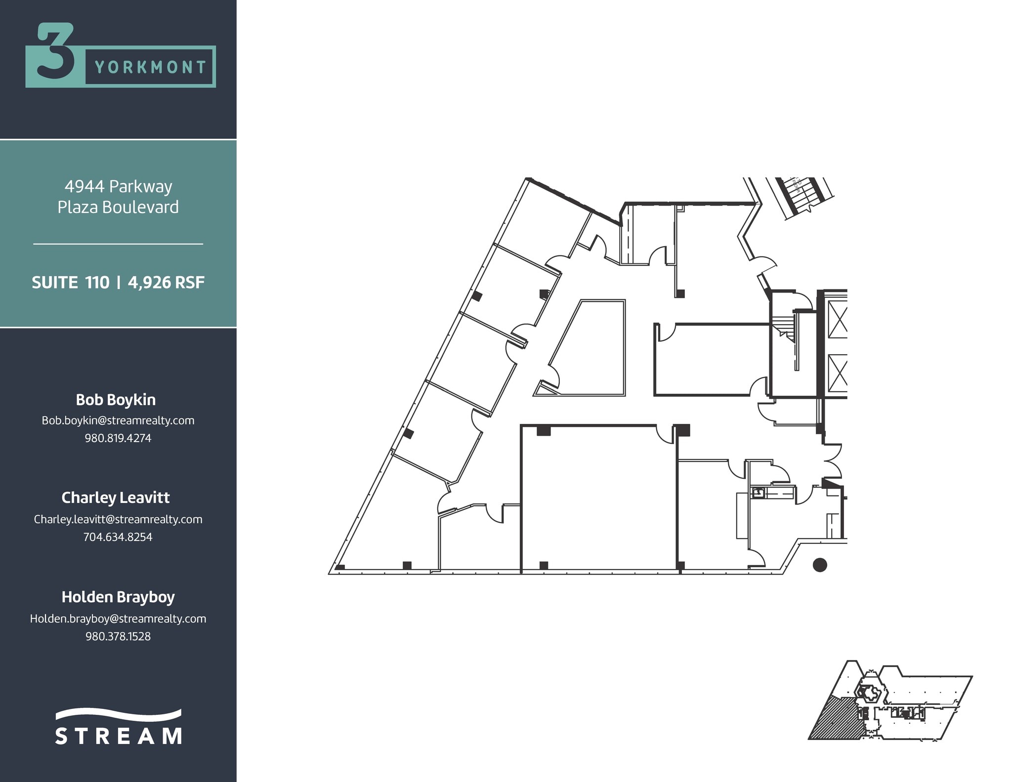 4828 Parkway Plaza Blvd, Charlotte, NC à louer Plan d’étage– Image 1 sur 1