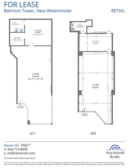 615 Belmont St, New Westminster, BC à louer - Plan d’étage – Image 2 sur 2