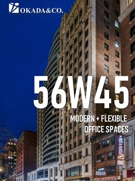 56 W 45th St, New York, NY à louer - Photo de l’immeuble – Image 3 sur 29