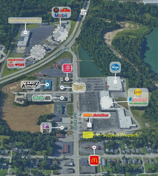 366 S Indiana St, Mooresville, IN à vendre - Aérien – Image 3 sur 3