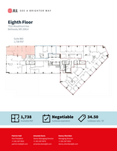 7910 Woodmont Ave, Bethesda, MD à louer Plan d’étage– Image 1 sur 1
