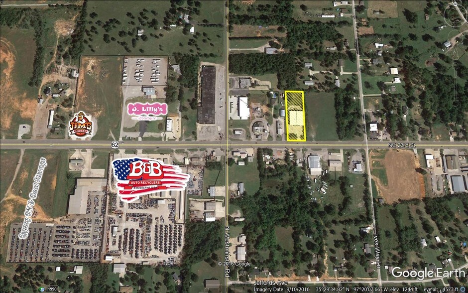 11035 NE 23rd St, Spencer, OK à vendre - Aérien – Image 2 sur 2