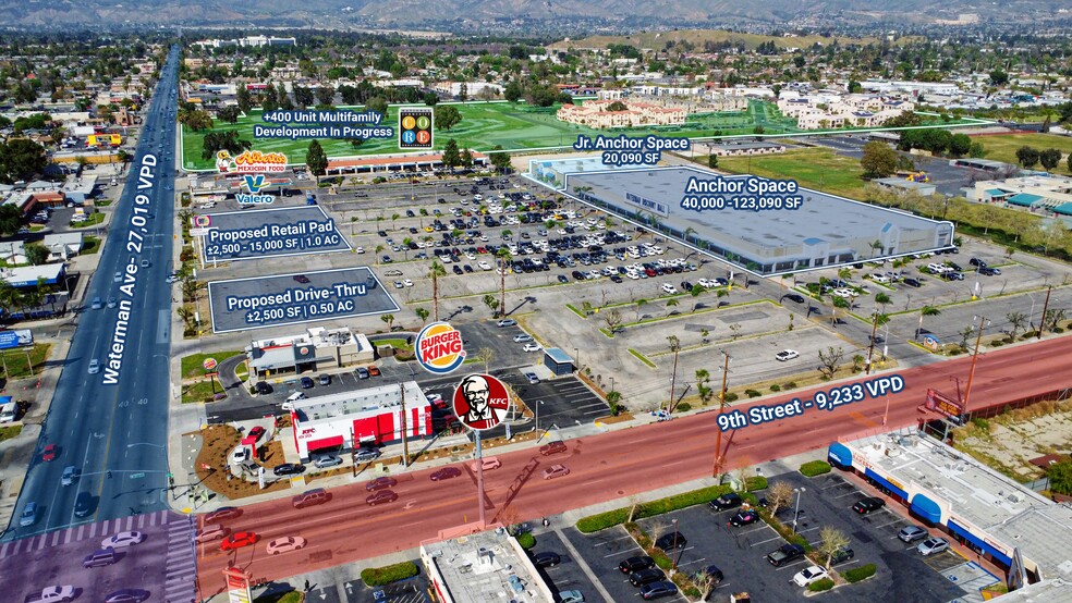 905-1055 N Waterman Ave, San Bernardino, CA à louer - Photo de l’immeuble – Image 1 sur 15