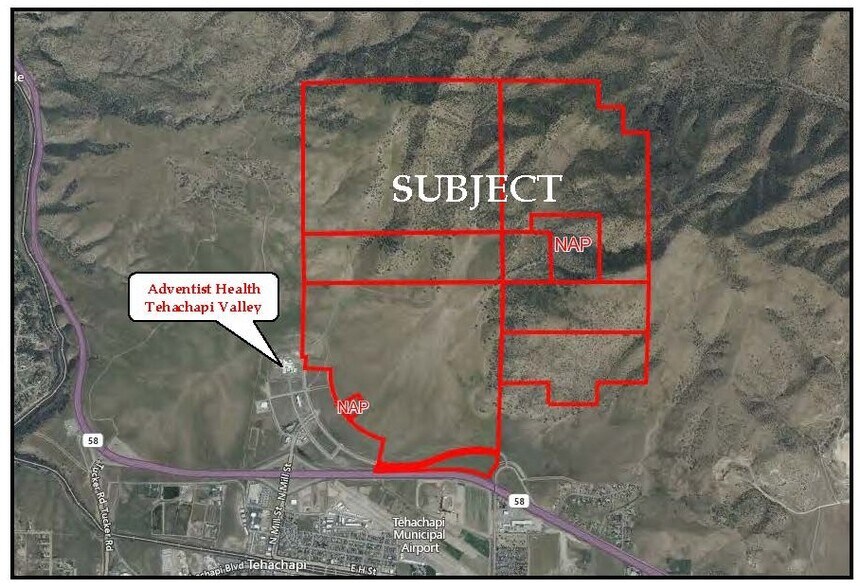 Capital Hills Pky, Tehachapi, CA à vendre - Aérien – Image 2 sur 7