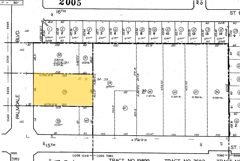 1520 E Palmdale Blvd, Palmdale, CA à vendre - Plan cadastral – Image 2 sur 32