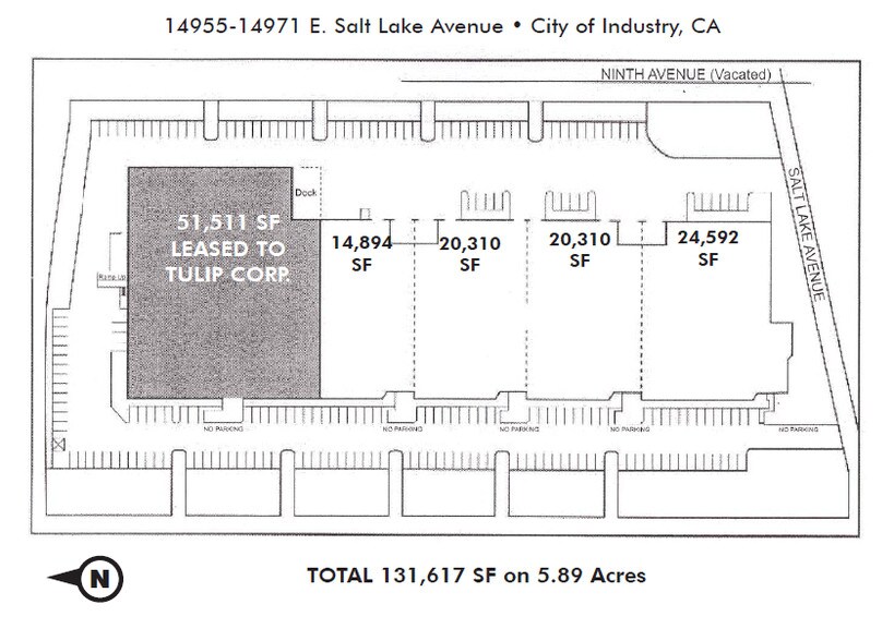 14955-14971 E Salt Lake Ave, City Of Industry, CA à louer - Plan de site – Image 3 sur 10