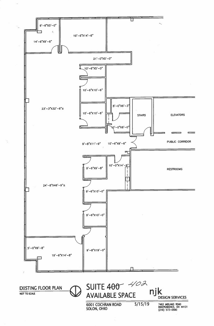 6001 Cochran Rd, Solon, OH à louer Plan d’étage– Image 1 sur 6