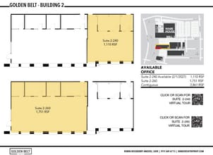 807 E Main St, Durham, NC à louer Plan d’étage– Image 2 sur 2