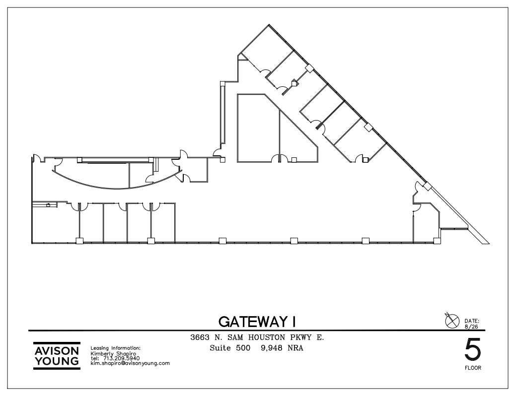 3663 N Sam Houston Pky E, Houston, TX à louer Plan d’étage– Image 1 sur 1