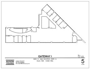 3663 N Sam Houston Pky E, Houston, TX à louer Plan d’étage– Image 1 sur 1