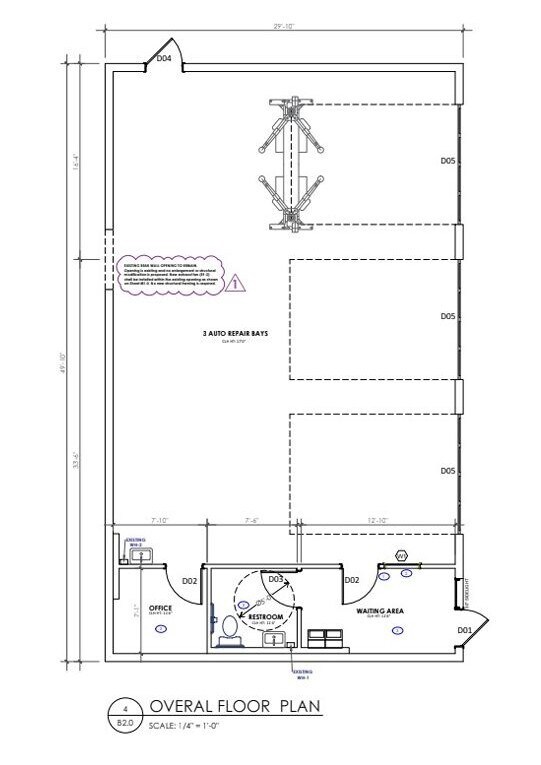 8214 Moores Chapel Rd, Charlotte, NC à louer Plan d’étage– Image 1 sur 1