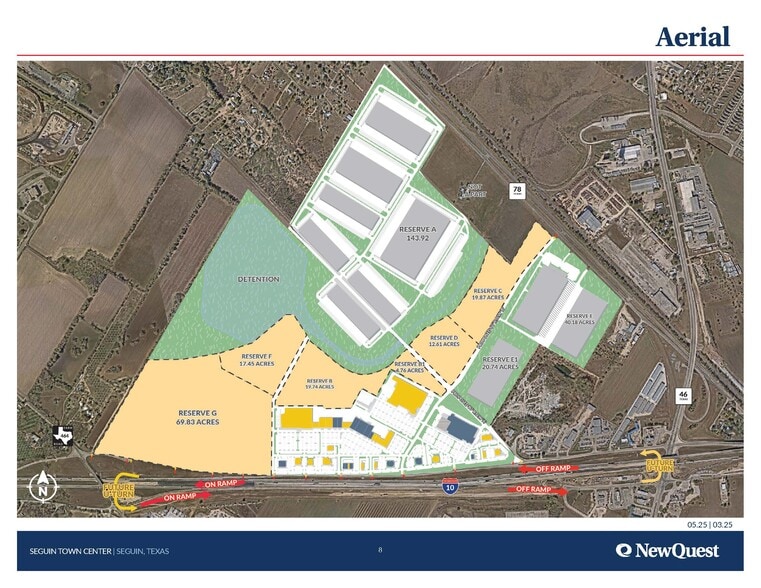 NWC I-10 & Highway 46, Seguin, TX à vendre - Plan cadastral – Image 2 sur 3