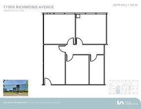 11000 Richmond Ave, Houston, TX à louer Plan d’étage– Image 1 sur 1