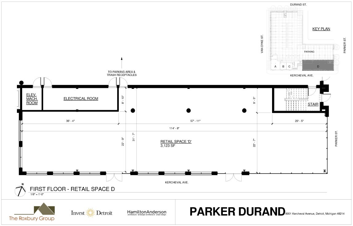 8001 Kercheval St, Detroit, MI à louer Plan d’étage– Image 1 sur 1
