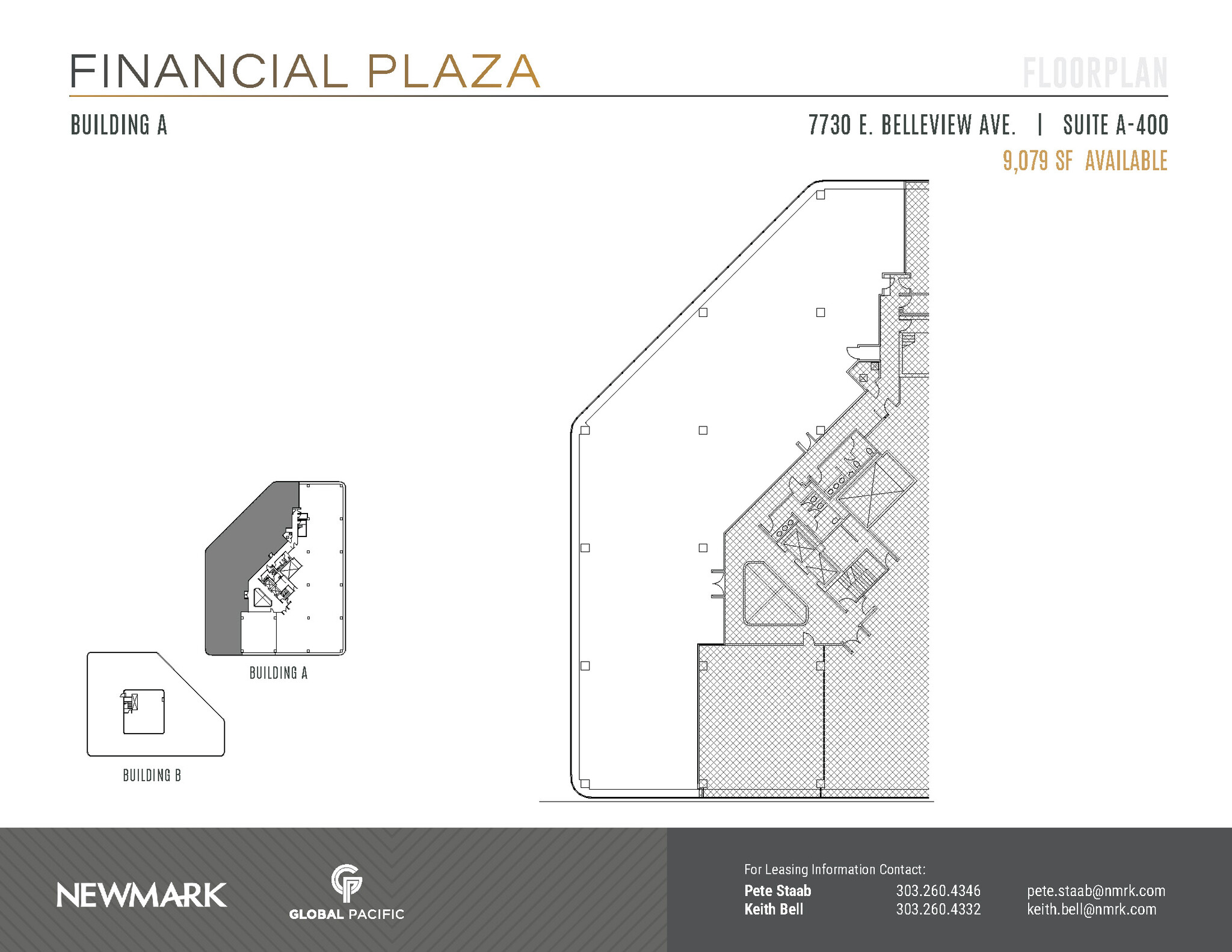 7730 E Belleview Ave, Greenwood Village, CO à louer Plan d’étage– Image 1 sur 1