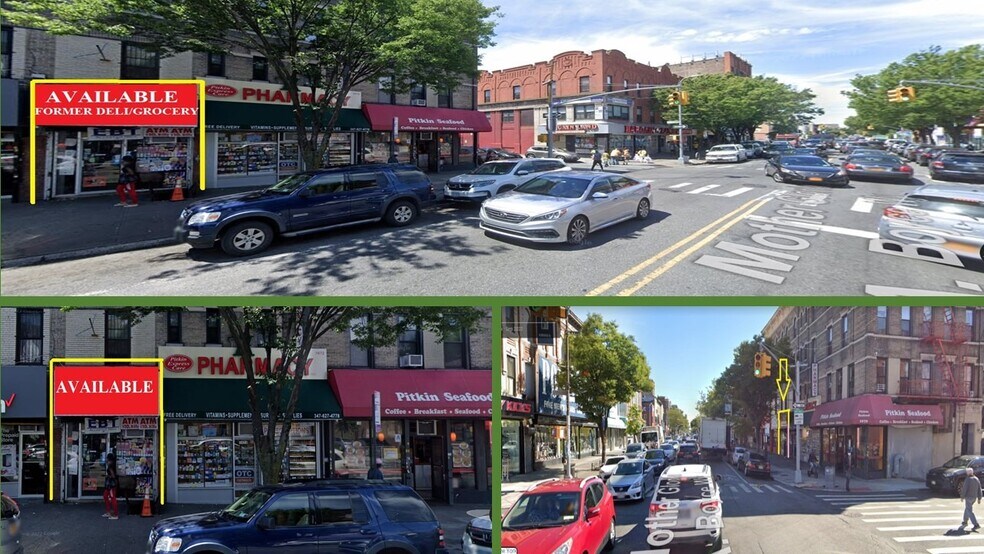 1672-1676 Pitkin Ave, Brooklyn, NY à louer - Photo de l’immeuble – Image 1 sur 6