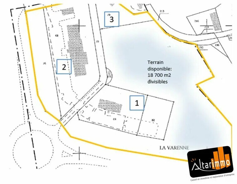 Terrain dans Donnemain-Saint-Mamès à vendre - Plan de site – Image 2 sur 2