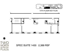 2 N Riverside Plz, Chicago, IL à louer Plan d’étage– Image 1 sur 1