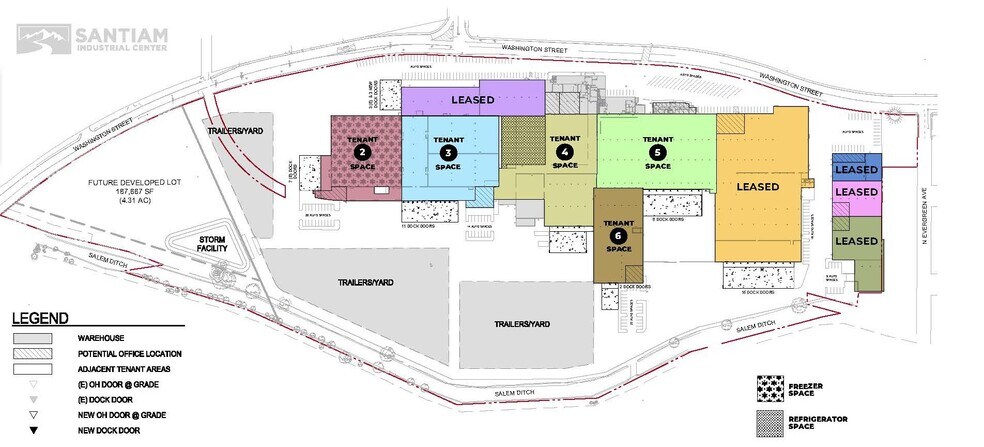 930 W Washington St, Stayton, OR à louer - Plan de site – Image 3 sur 13