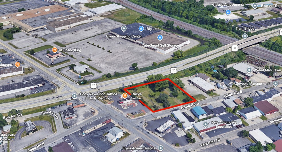 126 S Abbe Rd, Elyria, OH à louer - Aérien – Image 2 sur 4