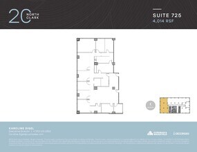 20 N Clark St, Chicago, IL à louer Plan d’étage– Image 1 sur 1