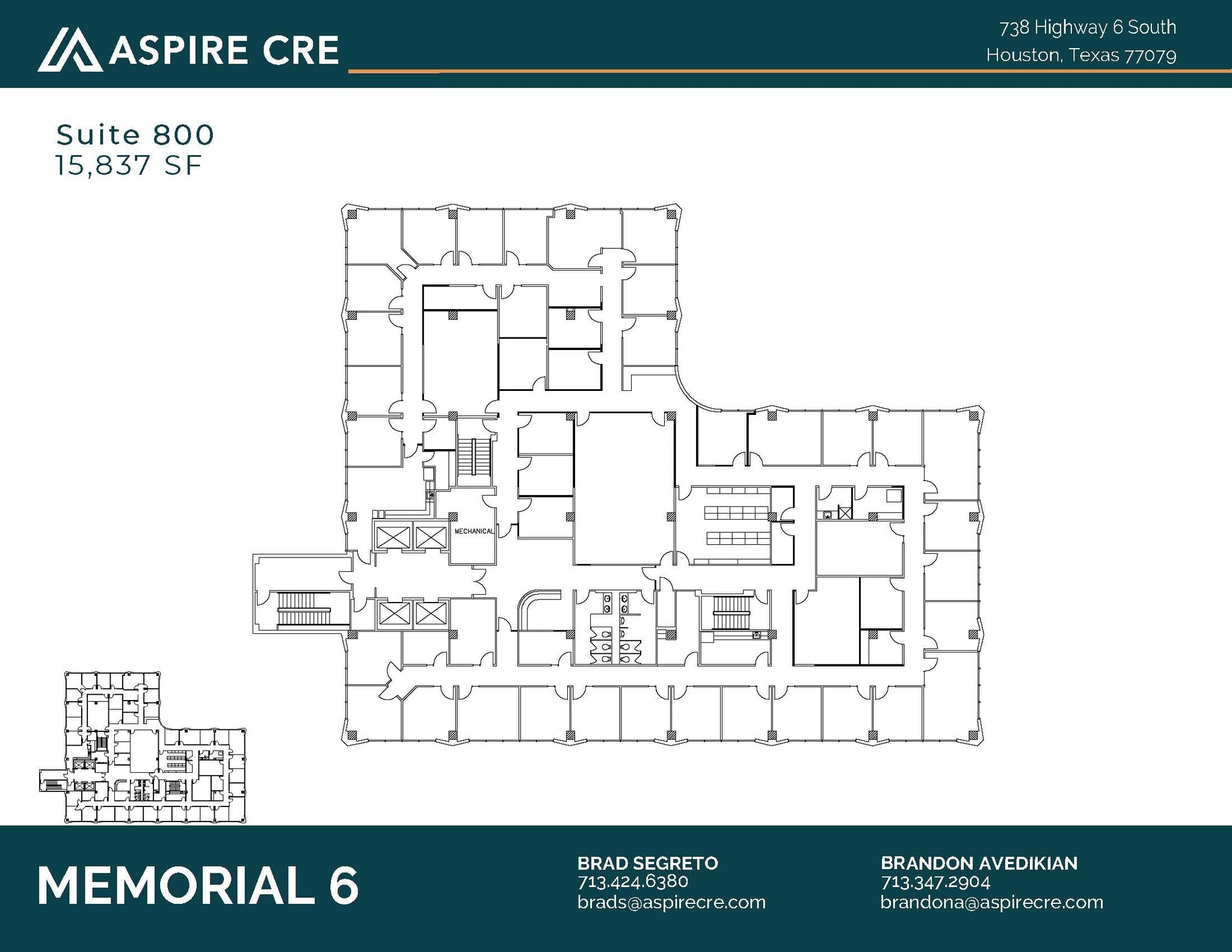 738 Highway 6 S, Houston, TX à louer Plan d’étage– Image 1 sur 1