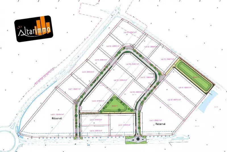 Terrain dans Gallardon à vendre - Plan de site – Image 3 sur 3