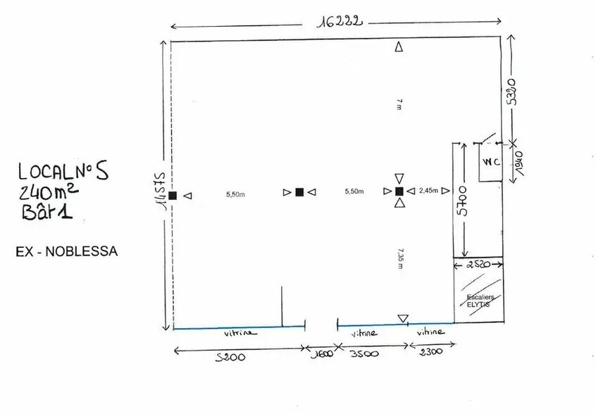 Local commercial dans Lattes à louer - Plan d’étage – Image 3 sur 3