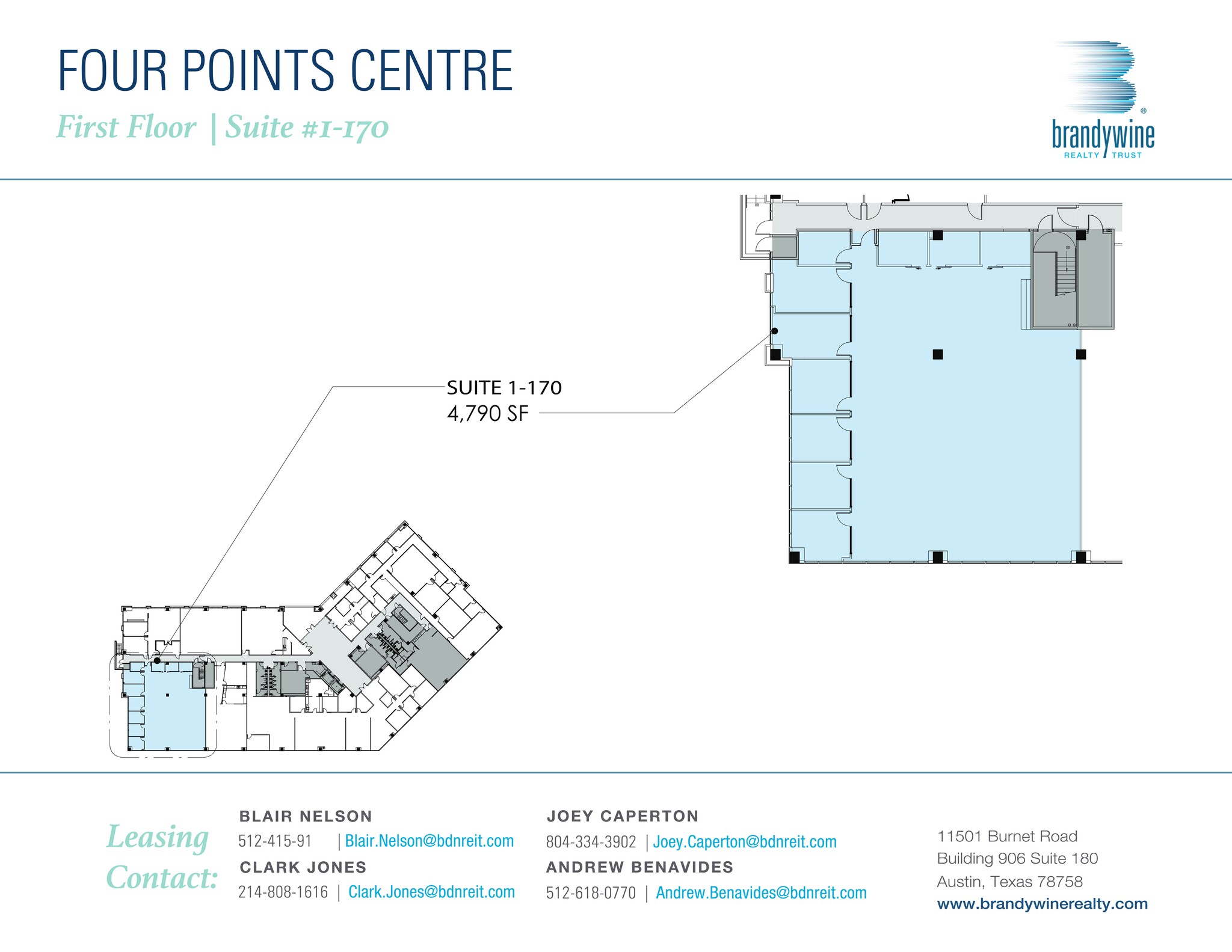 11305 Four Points Dr, Austin, TX à louer Plan de site– Image 1 sur 1