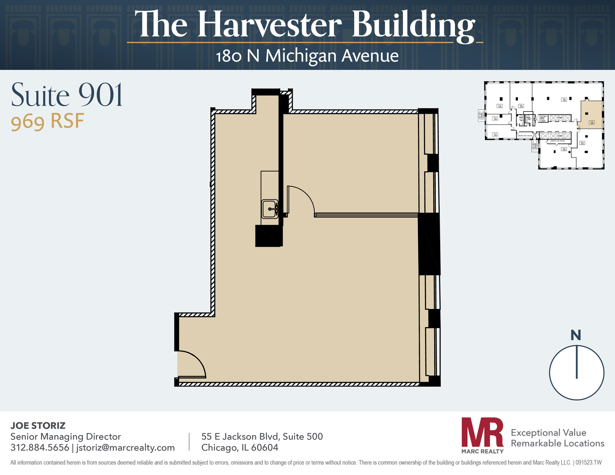 180 N Michigan Ave, Chicago, IL à louer Plan d’étage– Image 1 sur 4