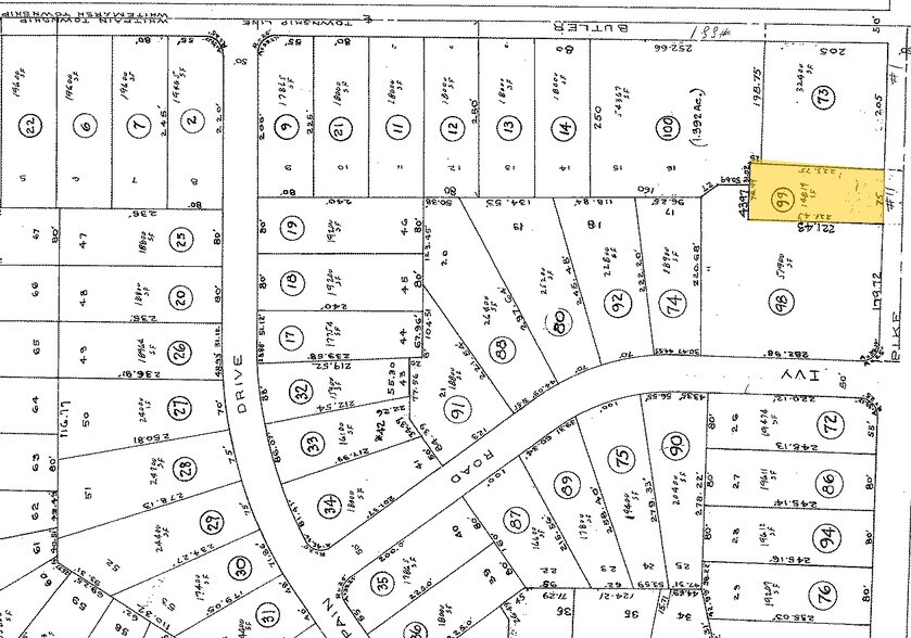 11 W Skippack Pike, Ambler, PA à louer - Plan cadastral – Image 3 sur 3