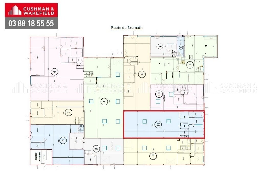 Local d’activités dans Vendenheim à louer Plan de site– Image 1 sur 2