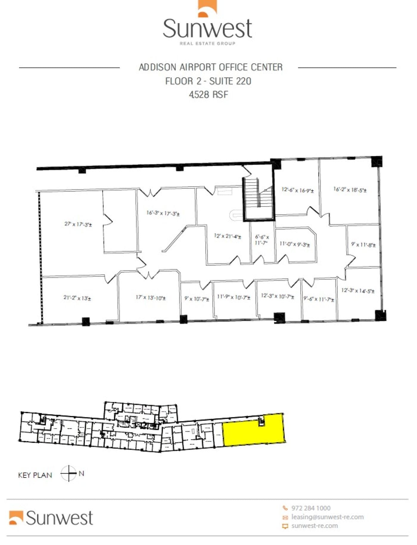 16051 Addison Rd, Addison, TX à louer Plan d’étage– Image 1 sur 1