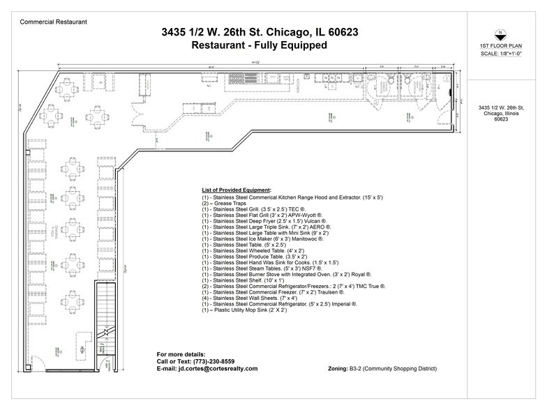 3435 1/2 W 26th St, Chicago, IL à louer - Plan d’étage – Image 3 sur 5