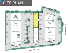 6696 Miramar Rd, San Diego, CA à louer Plan d’étage– Image 1 sur 1