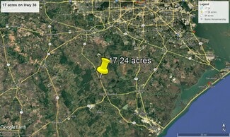 Plus de détails pour 28205 Highway 36, Damon, TX - Terrain à vendre