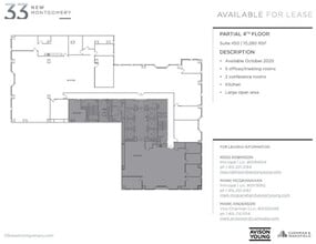 33 New Montgomery St, San Francisco, CA à louer Plan d’étage– Image 1 sur 1
