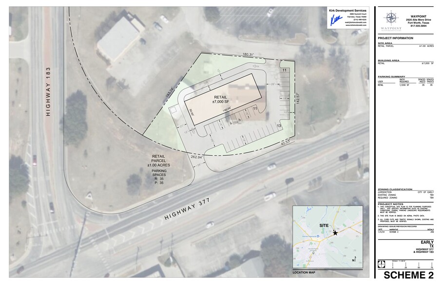 308 Early Blvd, Early, TX à louer - Plan de site – Image 2 sur 3