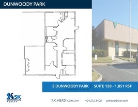 1 Dunwoody Park, Atlanta, GA à louer Plan de site– Image 1 sur 1