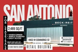 Plus de détails pour 4403 W Commerce St, San Antonio, TX - Local commercial à louer