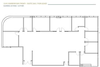 1310-1430 Harbor Bay Pky, Alameda, CA à louer Plan d’étage– Image 1 sur 1