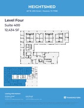 427 W 20th St, Houston, TX à louer Plan d’étage– Image 1 sur 1